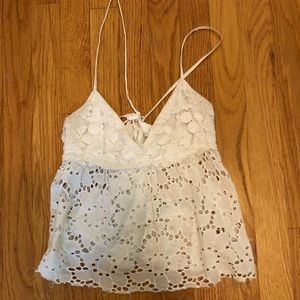 Abercrombie & Fitch Crochet Tank Top